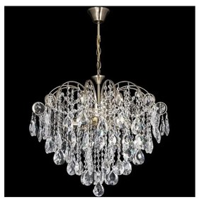 Krištáľový luster na reťazi 6xE27/60W/230V