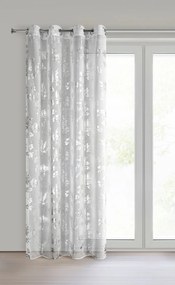 ZÁCLONA NA KRÚŽKOCH DELIA 140X250 CM LISTY