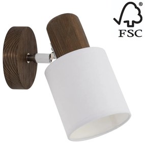 Spot-Light DO2248156 - Nástenné bodové svietidlo TRENDY 1xE27/15W/230V borovica DO2248156