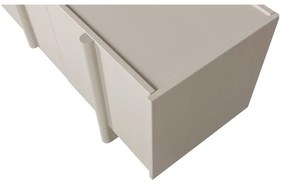 Svetlosivý TV stolík z borovicového dreva 152x53x46 cm Basu – WOOOD