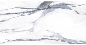 Dlažba imitácia mramoru Calacatta Oceanic rektifikovaná matná 120x270 cm