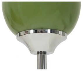 Zeleno-sivá stojacia lampa s textilným tienidlom (výška 160 cm) Eva – Mauro Ferretti