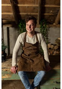 Kožená vonkajšia zástera Esschert Design Barbecue