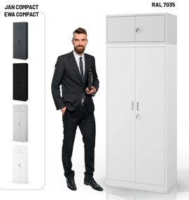 Nadstavba na skriňu EWA Compact 800 x 380 x 400 mm, sivá
