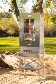 KAISER - PÄŤDESIATKA, prenosná udiareň, nerez