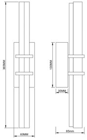 Zuma Line 003064-034736 - LED nástenné svietidlo IGGLY LED/8W/230V zlaté