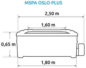 Marimex | Vírivý bazén MSPA Oslo Plus F-OS063WP | 11406451