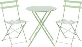 CH Zelená skladacia balkonová sada nábytku Wanda II