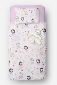 Detské posteľné obliečky princezná Veľkosť: 130x90cm/65x45cm