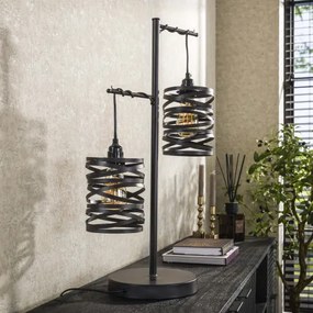 Stolová lampa 82-91 2L Spindle Slate Gray  - Komfort-nábytok