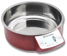 Pronett XJ4227 Digitálna kuchynská váha 5 kg červená