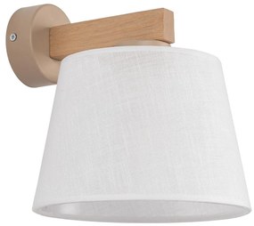 Brilagi - Nástenná lampa LATTE SABIA 1xE27/15W/230V borovica/biela