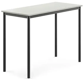 Stôl BORÅS, 1200x600x900 mm, laminát - šedá, antracit