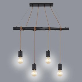 Luster 54030-4HA Čierna LW4