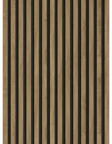 Mexen Lam-F, akustické stenové lamely 275 × 31,5 cm, filc 6 mm, dub klasický, S105-275317-2812-072
