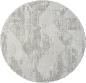 My Flair, Kusový koberec My Life CA60018 creme kruh, 120x120 (priemer) kruh, béžová, chodba / predsieň