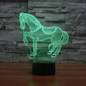 3Dmix 3D-MTV053 - Motív pre 3D LED nočnú lampu - Koník