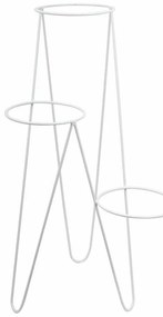 STOJAN NA KVETINÁČ TRIPOD 95X45X24 CM BIELA