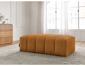 Podnožka z textílie buklé v horčicovej farbe Annecy – Bobochic Paris