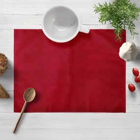 Biante Zamatové prestieranie na stôl Velvet Prémium SVP-038 Sýto červené 30x40 cm