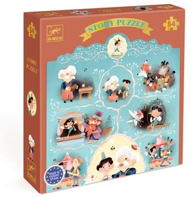 Djeco Rozprávkové puzzle: Pinocchio