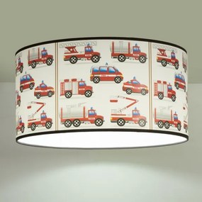 Detské stropné svietidlo KIDS ROOM 1xE27/60W/230V pr. 40 cm hasiči