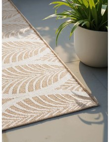 Vnútorný a vonkajší koberec v béžovej a slonovinovej farbe 160x230 cm Duet Liora – NORTHRUGS