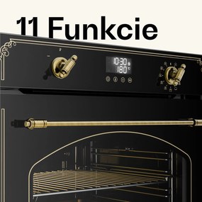 Klarstein Victoria pyro-rúra | elektrická rúra s funkciou pyrolýzy | 3150 W | 76 l | 60 cm