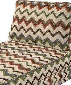 Poťah ležadlo Karlstad, krátky farba produktu viacfarebná látka zapletaná, vzorované