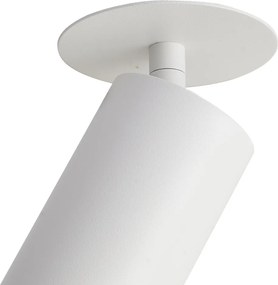 Sada 6 moderných zapustených bodových svetiel biela GU10 50mm IP44 - Chels