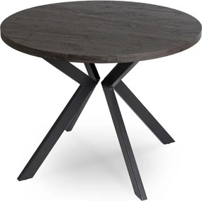 Jedálenský rozkladací stôl LUKAS 100/250 cm čierny