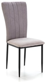 Svetlosivé jedálenské stoličky v súprave 4 ks Holly – Marckeric