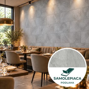 Egibi, Vinylová podlaha samolepiaca Canadian Design Beton nature Peel & Stick, 609,6 x 304,8 mm