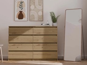 Komoda Musecalo 7 140 (dub artisan). Akcia -22%. Vlastná spoľahlivá doprava až k Vám domov. 1132830