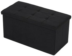Autronic BONTEC Taburet s úložným priestorom, čierna, látka, TAB-462 BK2 Farba: Béžová