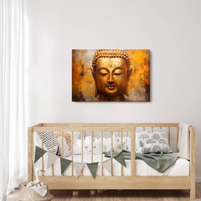 Obraz - Budha, olejomaľba (90x60 cm)