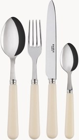 Vysokoleštená súprava príborov z nehrdzavejúcej ocele Pop, rôzne veľkosti