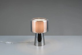 Sivá stolová lampa (výška 29 cm) Rocka – Trio