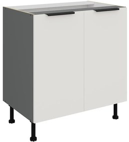 Kuchynská skrinka Aria-Wh/Ant Anti Fingerprint 80d 2f Bb