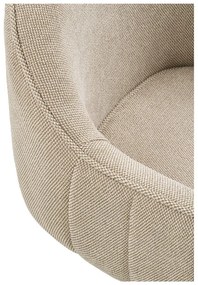 Svetlosivé čalúnené jedálenské kreslá v súprave s podrúčkami 2 ks Tamera – House Nordic