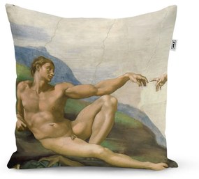 Sablio Vankúš Stvorenie Adama - Michelangelo Buonarroti - 60x60 cm