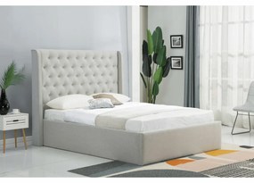Manželská posteľ JOSIE svetlosivá Rozmer: 160x200cm