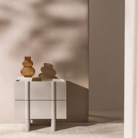 Noční stolek Moss 60 cm kašmírový