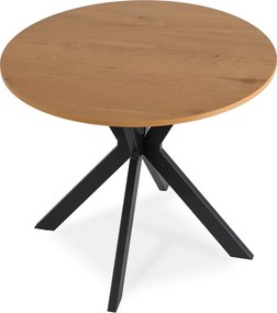 Stôl ERION 90 cm Dub Zlatý / Čierny