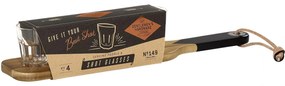 GENTLEMEN'S HARDWARE Servírovacia doštička so sklenenými panákmi Acacia Wood
