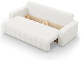 Trojmiestna rozkladacia sedačka ABRIELLE krémová