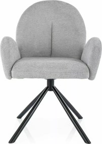 SI Stolička Planet Raven svetlo šedá