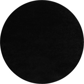 Koberec ETON PLUS čierny kruh