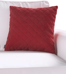 Obliečka Kinga pikovaná 43 x 43 cm farba produktu červená látka lesklá, zamatová