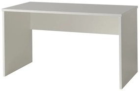 Písací stôl Molde z MDF biela 140cm